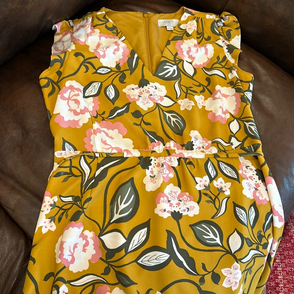 Loft Flutter Sleeve Dress